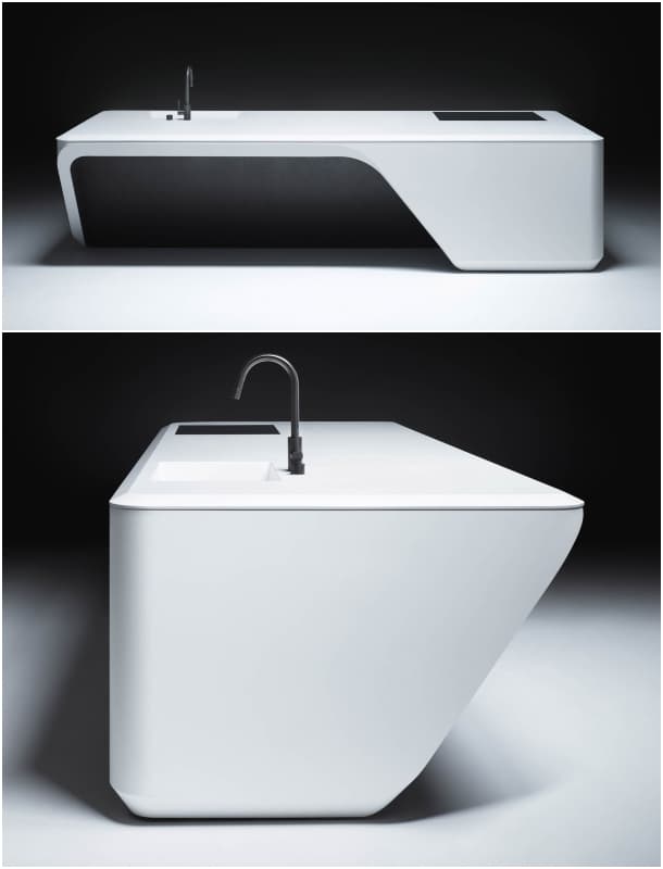 cocina en isla COVE Boffi_Code