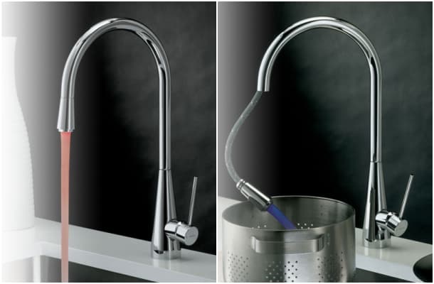 YCon: grifo de cocina con manguera y LED grifo de cocina con led