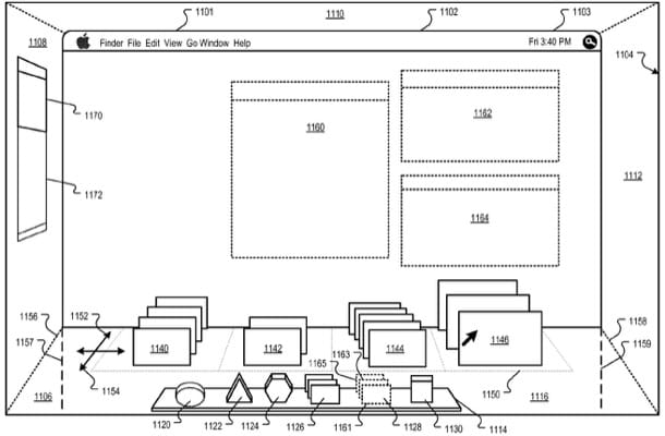 escritorio en tres dimensiones de Apple