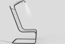 silla Hidden Light con luz