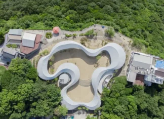 yashima mountaintop park vista aerea