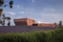 paisaje con el Centro de Arte Dongfengyun