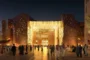 The Arena en Diriyah de noche