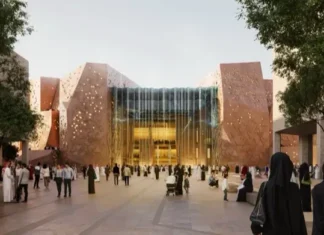 The Arena en Diriyah: innovación y tradición en un nuevo pabellón de 20.000 asientos The Arena en Diriyah fachada princiapl