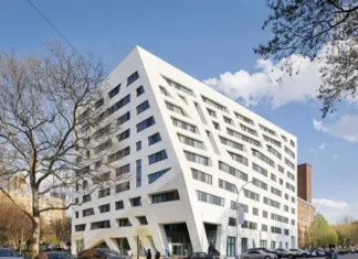 Vista exterior de Atrium at Sumner, unas viviendas sociales en Brooklyn.